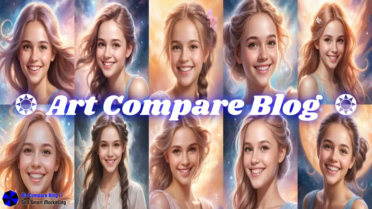 Realistic pencil sketch of a smiling girl